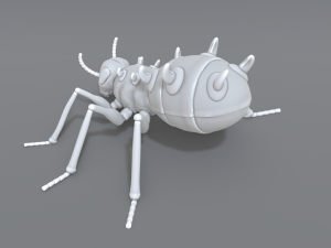 space bug Model do druku 3D