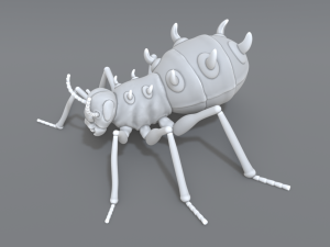 space bug Model do druku 3D
