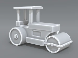 road roller 3D Print Model