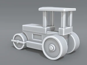 road roller 3D Print Model