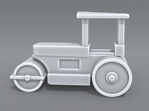 road roller 3D Print Model