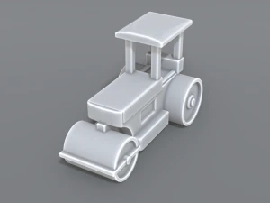 road roller 3D Print Model