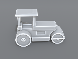 road roller 3D Print Model