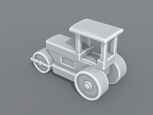 road roller 3D Print Model