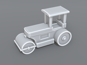 road roller 3D Print Model