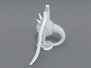 kwaadaardig 3D printmodel