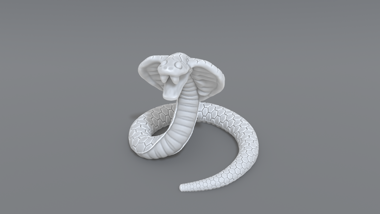 Snake Cobra 3D Print Model in Animals 3DExport