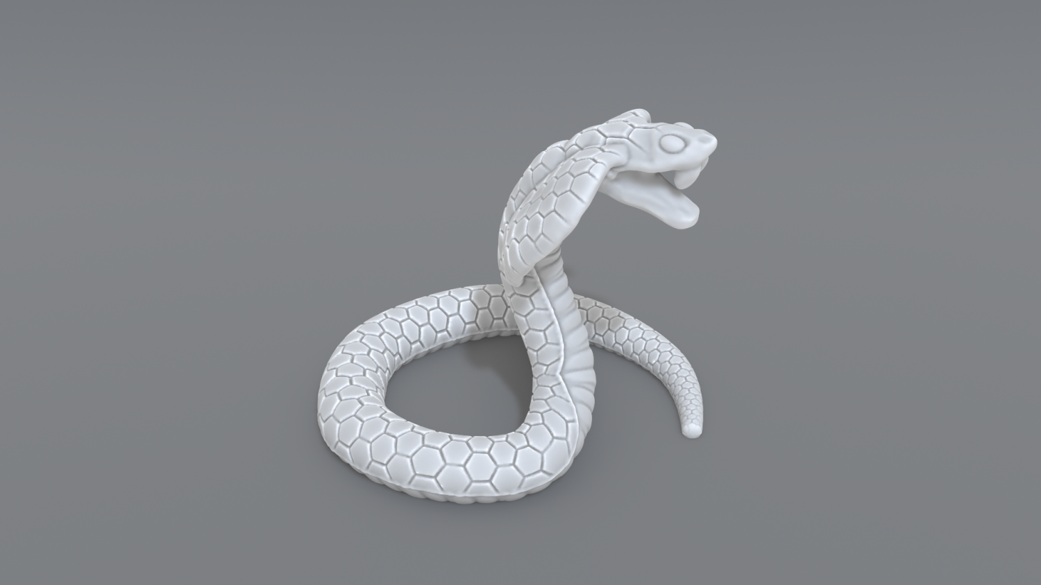 Snake Cobra 3D Print Model in Animals 3DExport