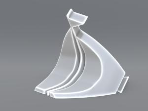sailboat logo Model Cetak 3D