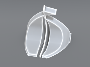 sailboat logo Model Cetak 3D
