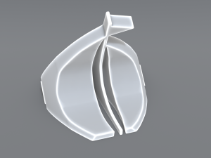 sailboat logo Model Cetak 3D