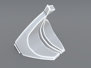sailboat logo Model Cetak 3D