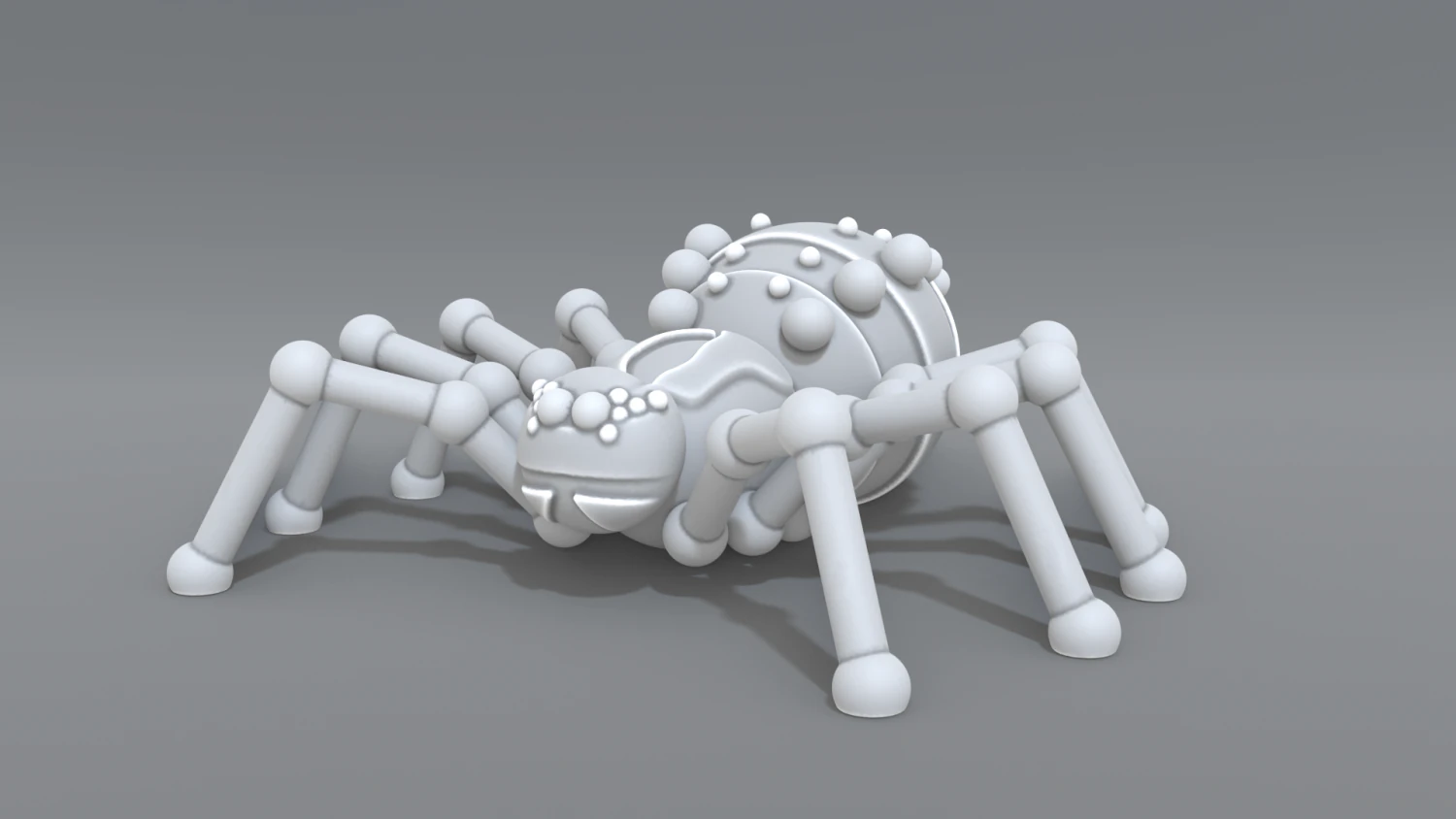 spider 3D Print Model .c4d .max .obj .3ds .fbx .stl .blend