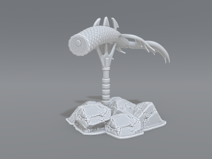 mermaid tail 3D Print Model