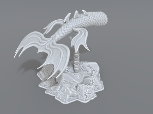 mermaid tail Modello di stampa 3D