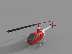 tourism helicopter 3D 모델