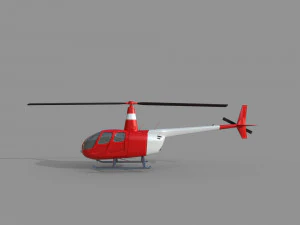 tourism helicopter 3D Model