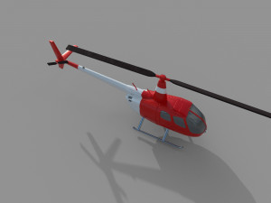 tourism helicopter 3D Model
