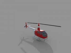 tourism helicopter 3D Model