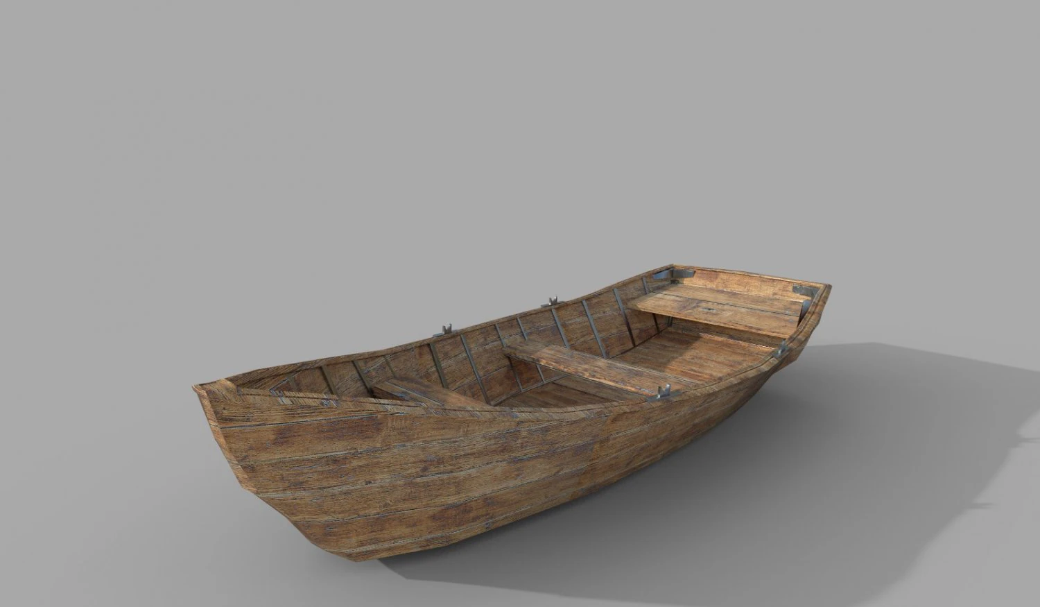 classic boat 3D Model .c4d .max .obj .3ds .fbx .stl .blend