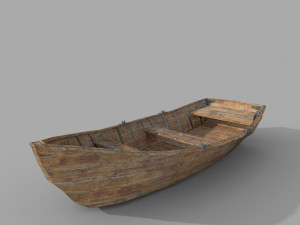 classic boat 3D 모델