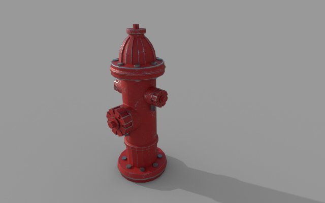 fire hydrant 3D 模型 .c4d .max .obj .3ds .fbx .stl .blend 