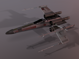 x-wing aircraft Modello 3D
