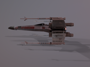 x-wing aircraft Modello 3D