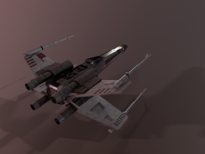 x-wing aircraft Modello 3D