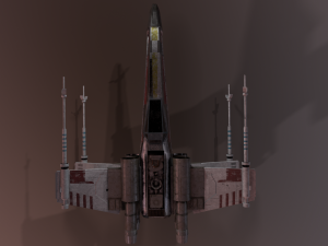 x-wing aircraft Modello 3D