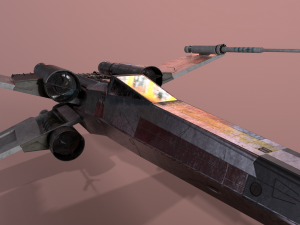 x-wing aircraft Modello 3D