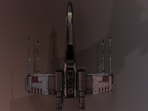 x-wing aircraft Modello 3D