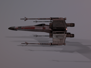 x-wing aircraft Modello 3D