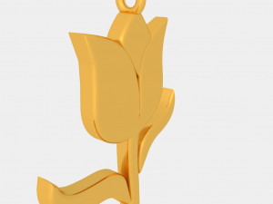 rose pendant 3d printed model style 02 3D Принт Модель