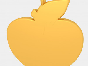 apple pendant 3d printed model 3D 프린트 모델