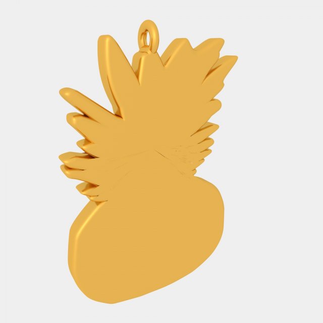 pineapple pendant 3d printed model 3D-printmodel .c4d .max .obj .3ds .fbx .stl .blend 