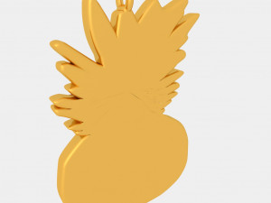 pineapple pendant 3d printed model 3D 打印模型