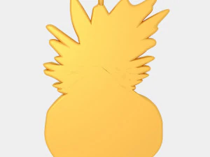 pineapple pendant 3d printed model 3D Print Model