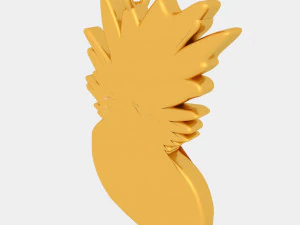 pineapple pendant 3d printed model 3D Print Model