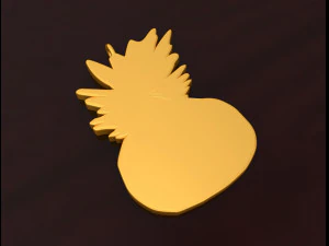 pineapple pendant 3d printed model 3D Print Model