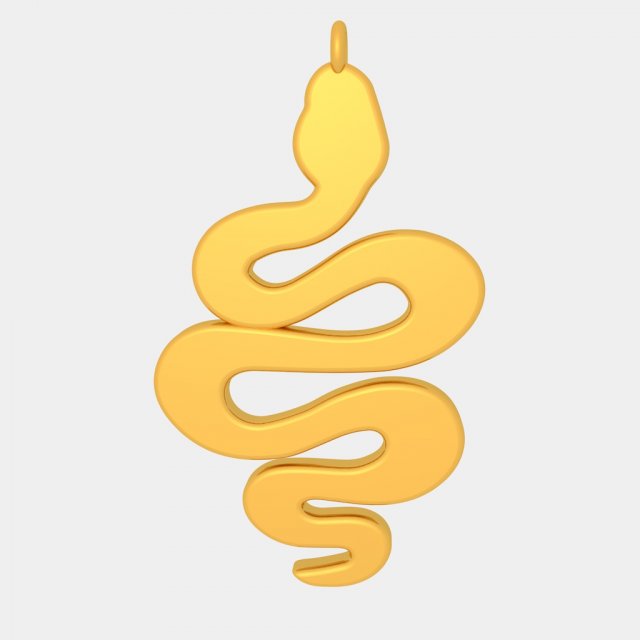 snake pendant 3d printed model 3D प्रिंट मॉडल .c4d .max .obj .3ds .fbx .stl .blend 