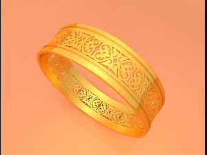 wedding gold ring ktwr02 3D Print Model