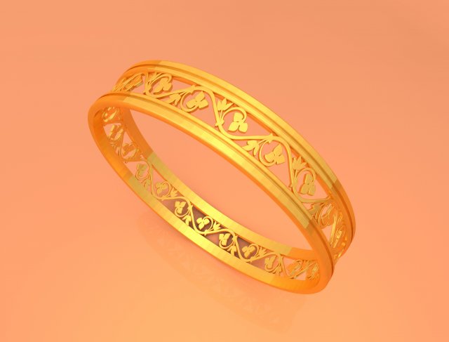 wedding gold ring ktwr04 3D Baskı Modeli .c4d .max .obj .3ds .fbx .stl .blend 