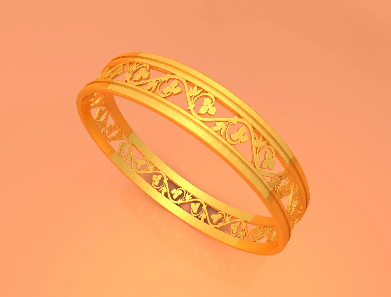 wedding gold ring ktwr04 3D Print Model .c4d .max .obj .3ds .fbx .stl .blend 