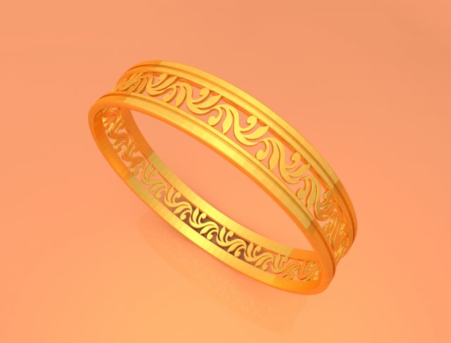 wedding gold ring ktwr06 3D Print Model .c4d .max .obj .3ds .fbx .stl .blend