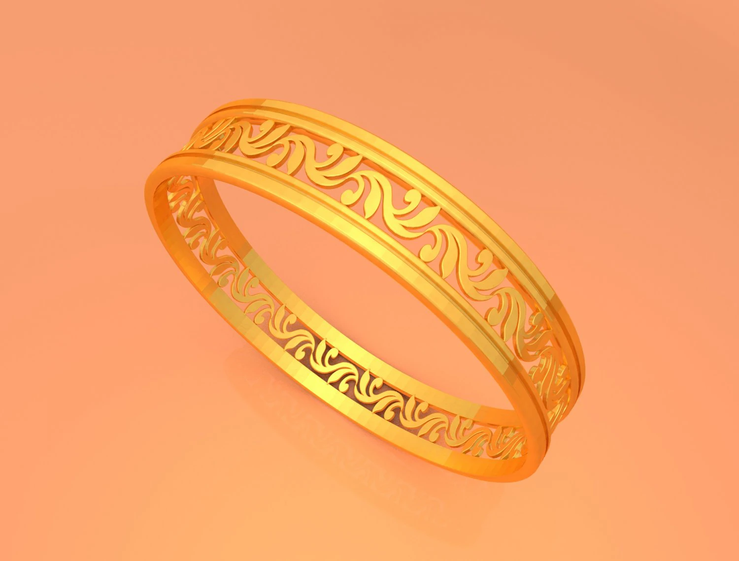 wedding gold ring ktwr06 3D Print Model .c4d .max .obj .3ds .fbx .stl .blend 