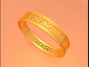 wedding gold ring ktwr06 Modelo de Impressão 3D