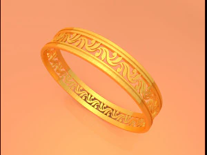 anillo de bodas de oro ktwr06 Modelo de impresión 3D