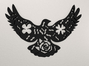 Bird Wall Decoration WARAJ53 3D 프린트 모델