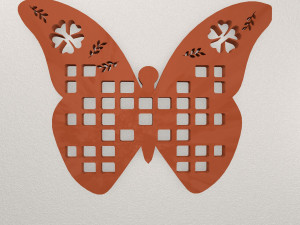 BUTTERFLY WALL DECORATION WARAJ56 3D Print Model